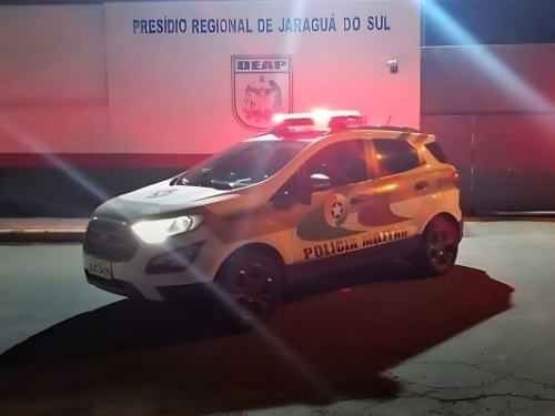 Foragido da Justiça é preso durante ocorrência de violência doméstica em Jaraguá do Sul
